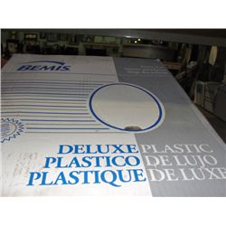 American standard deluxe white plastic toilet seat