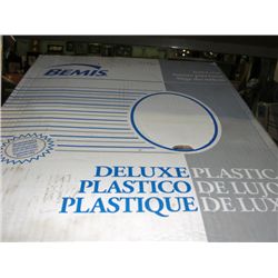 American standard deluxe white plastic toilet seat