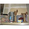 Image 1 : shelf lot of assorted items; commercial coffee pot