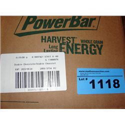 One box of powerbar harvest whole grain energy bar