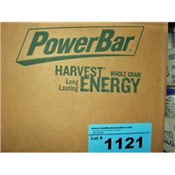 One box of powerbar harvest whole grain energy bar