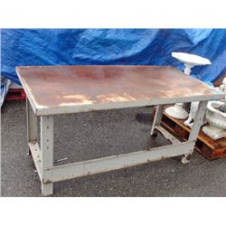 Steel work table