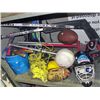 Image 1 : Shelf lot of sporting equipment