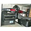 Image 1 : Shelf lot of assorted printers, vacuum, blender