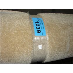 One roll of new carpeting - pale yellow