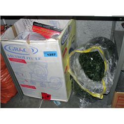Shelf lot of christmas decorations