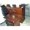 Image 1 : Mahogany finish 6 drawer dress and matching 2