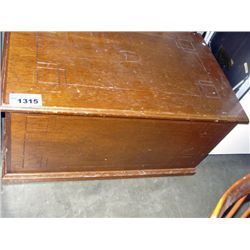 Wooden storage box