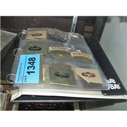 Collection of military sew on patches