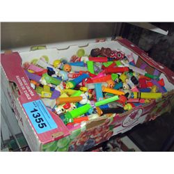 Large collection of pez dispensors
