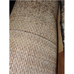 Large earth tones wool area rug