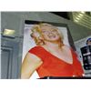 Image 1 : Oil on canvas transfer print of marilyn monroe