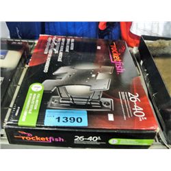 Rocketfish full motion TV wall mount fits 26x40"