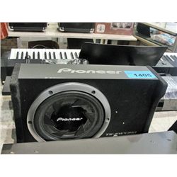 Pioneer 800W enclosure style sub woofer