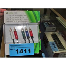 Lot of Xbox360 component HD cables