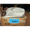 Image 1 : Two boxes of new twin size white top sheet