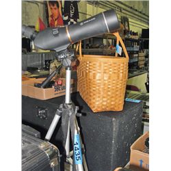 Meade spotting scope with tripod and case