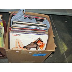 One box of vintage records