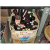 Image 1 : Box full of assorted collectors bottles; beer,