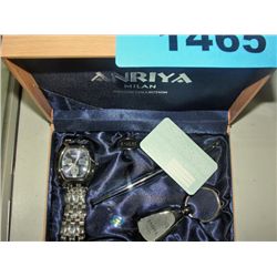 Anriya milan watch pen and keychain set