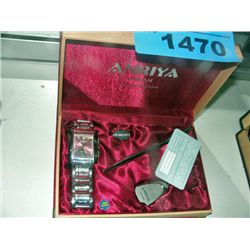 Anriya milan watch pen and keychain set