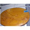 Image 1 : Hand carved wooden decorative wall hanging with