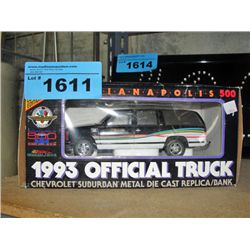 1993 official truck chevrolet suburban diecast