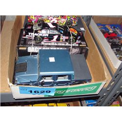Box of 3 diecast metal collectors cars
