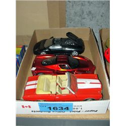 3 diecast metal collectors cars