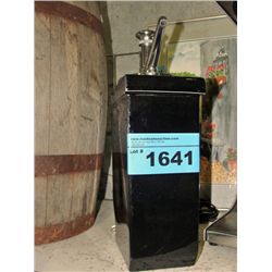 Vintage soda shop chocolate syrup dispensor