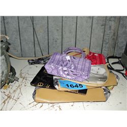 Lot of small designer hand bags