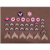 Image 1 : COLLECTION OF 34 UNIT PATCHES AND CHEVRONS