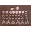 Image 2 : COLLECTION OF 34 UNIT PATCHES AND CHEVRONS