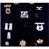 Image 3 : MILITARY INSIGNIA-COLLAR BRASS, MARINES, SEEBEES 23 PCS