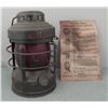 Image 1 : 1937 EMBURY RAILROAD CABOOSE KEROSENE LANTERN #25