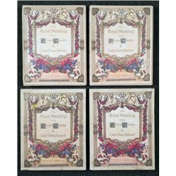 2 Royal Wedding Charles & Lady Diana Full Stamp Albums