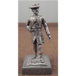 3" PEWTER STATUE OF ROBERT E. LEE-CONFEDERATE GENERAL
