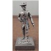 Image 1 : 3" PEWTER STATUE OF ROBERT E. LEE-CONFEDERATE GENERAL
