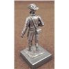 Image 2 : 3" PEWTER STATUE OF ROBERT E. LEE-CONFEDERATE GENERAL