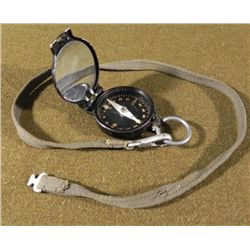 NAZI COMPASS WITH LANYARD & FLIP-UP MEASURE DEVICE- CLK