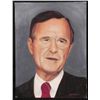 Image 1 : Ken Maund Original Painting - President George Bush Sr.
