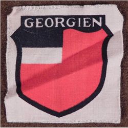 NAZI OCCUPIED "GEORGIEN" PATCH TO BE WORN BY MILITARY