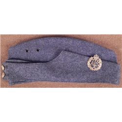 BRITISH ROYAL AIR FORCE SIDE CAP--RAF BUTTONS & TAS REG