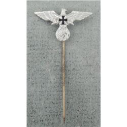 NAZI EAGLE/SWASTIKA/IRON CROSS MEMBERS STICKPIN-MKD-ORI