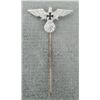 Image 1 : NAZI EAGLE/SWASTIKA/IRON CROSS MEMBERS STICKPIN-MKD-ORI