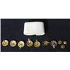 Image 2 : MILITARY INSIGNIA (PRONG BACK) WITH FABRIC STRIP