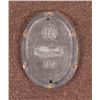 Image 2 : NAZI DAF-DEUTSCHES ARBEITFRONT VISOR BADGE-METAL&FABRIC