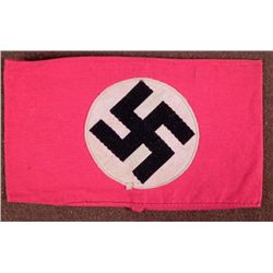 NAZI NSDAP/PARTY ARMBAND-ORIG RARE EARLY MULTI-PC