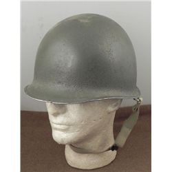 KOREAN WAR U.S. M1 HELMET & LINER-CAPAK/WESTINGHOUSE