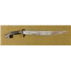 Image 2 : WWII HAND ENGRAVED PHILIPPINES MACHETE-HORN GRIP-23"